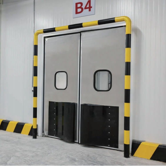 Anti-collision industrial free door