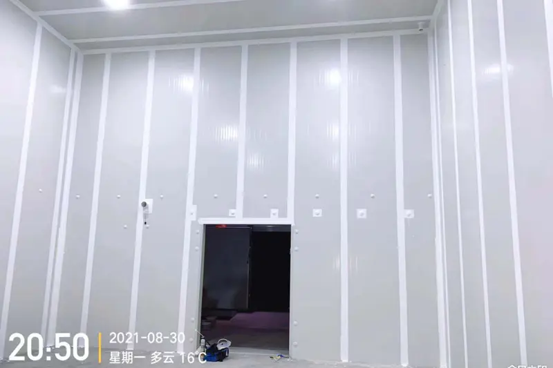 The completed scene of the controlled atmosphere fresh-keeping warehouse