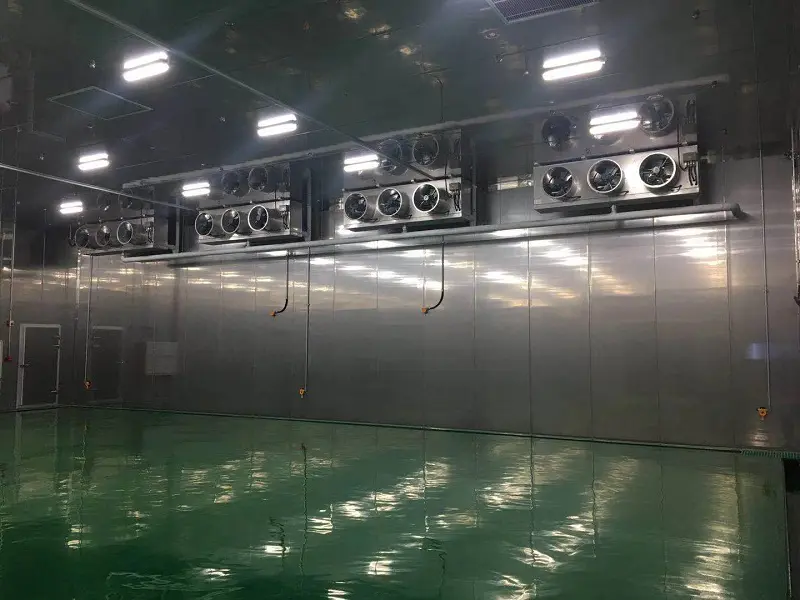 The actual scene of the explosion-proof cold storage