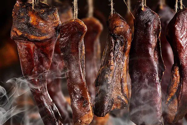 Smoked storage method for meat products