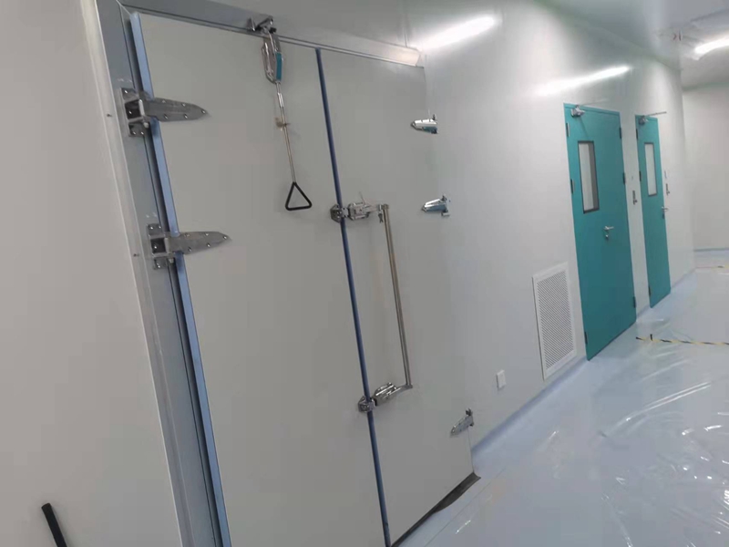 Cold storage door installation completed