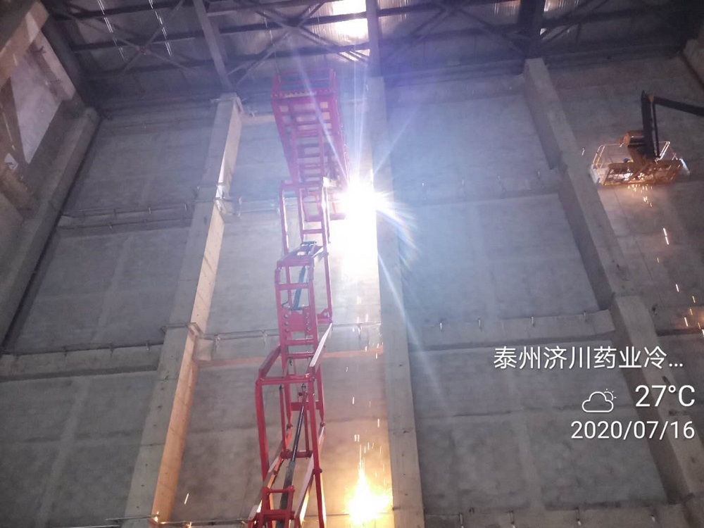 Welding and fabricating the bracket.