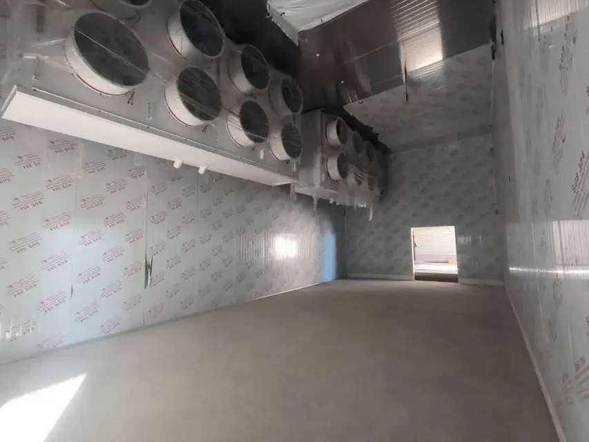 Hoisting the quick-freezing room air cooler